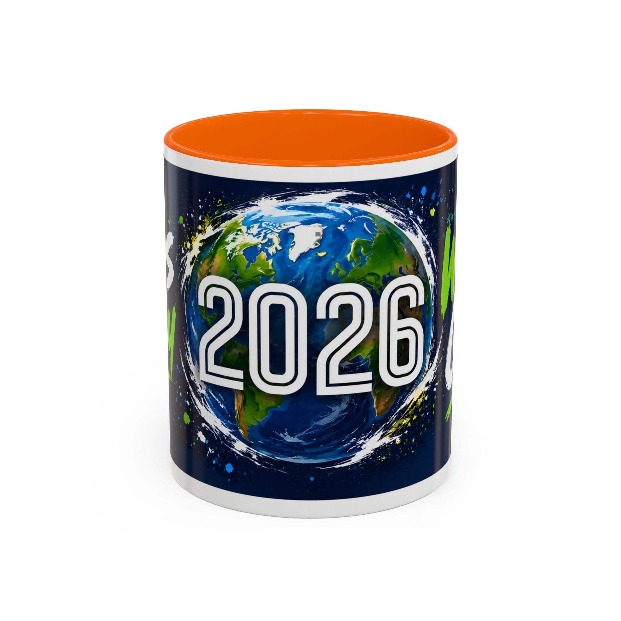 Accent Coffee Mug – 11oz & 15oz This Is My World Cup! Soccer-Inspired Earth Design