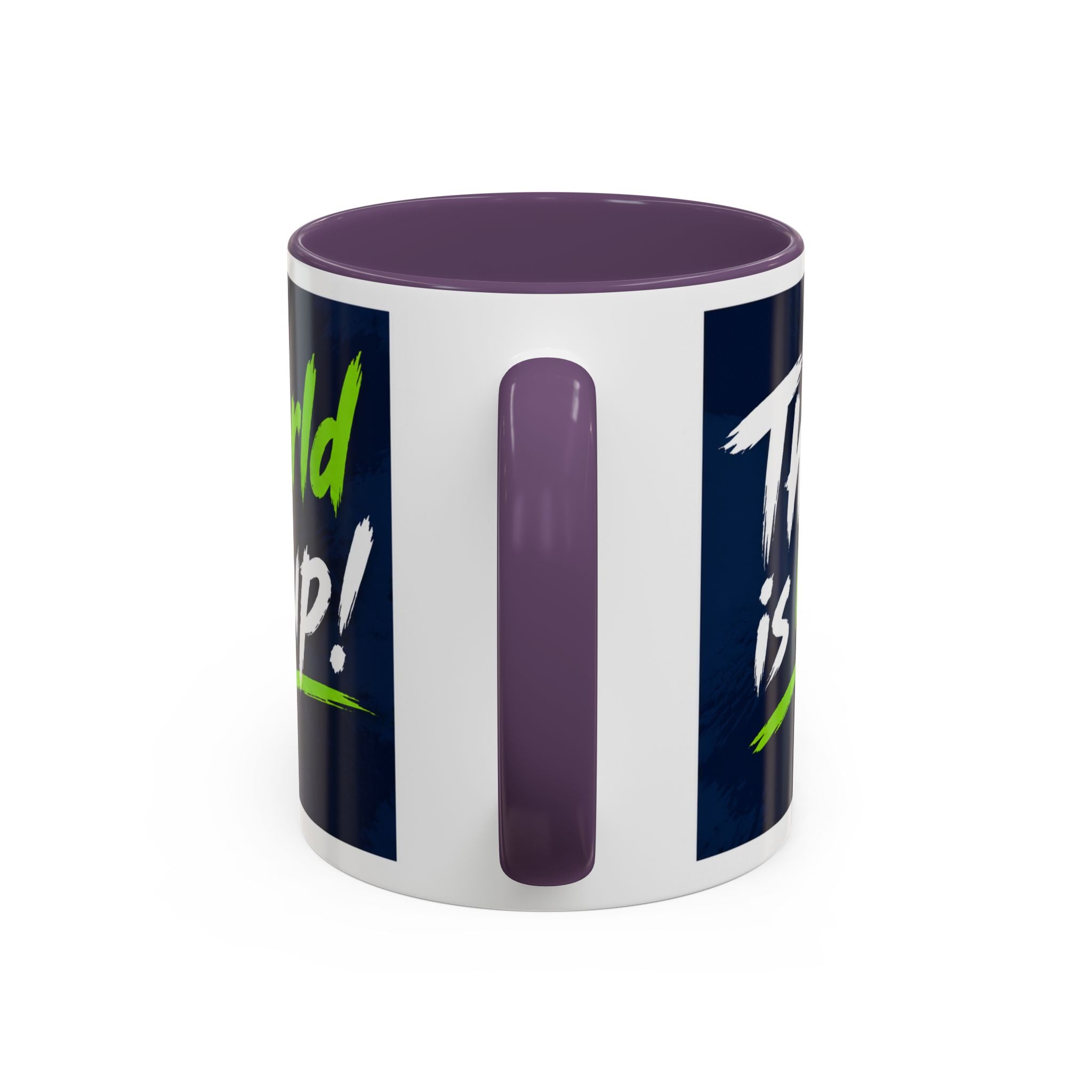 Accent Coffee Mug – 11oz & 15oz This Is My World Cup! Soccer-Inspired Earth Design