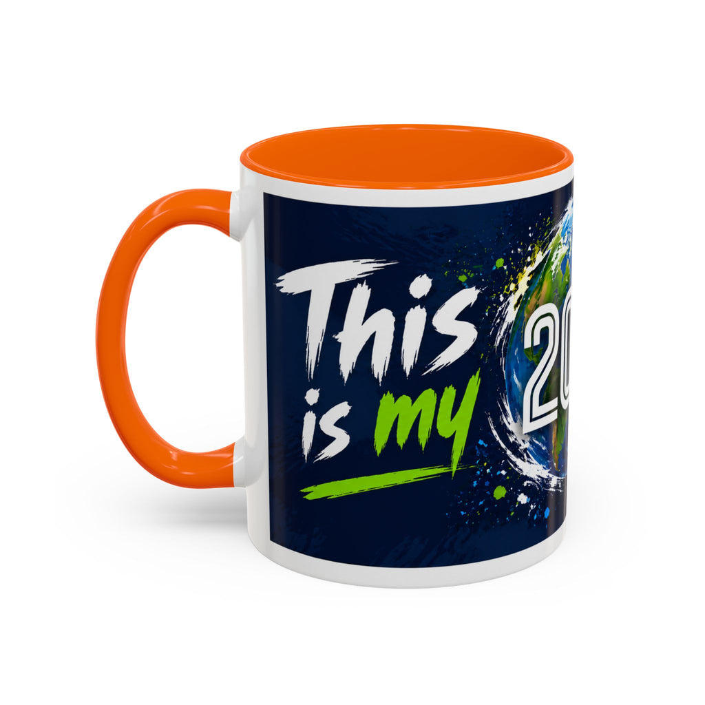 Accent Coffee Mug – 11oz & 15oz This Is My World Cup! Soccer-Inspired Earth Design