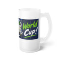 2026 Earth Frosted Glass Beer Mug — "This Is My World Cup!" Celebration Pint