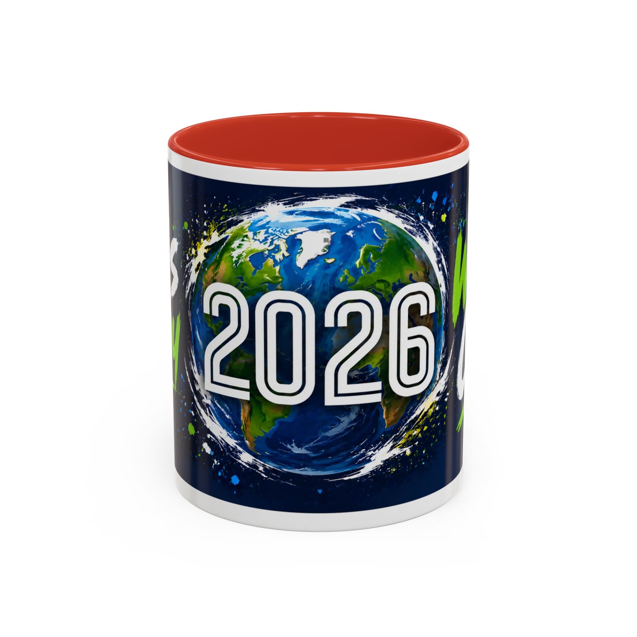 Accent Coffee Mug – 11oz & 15oz This Is My World Cup! Soccer-Inspired Earth Design