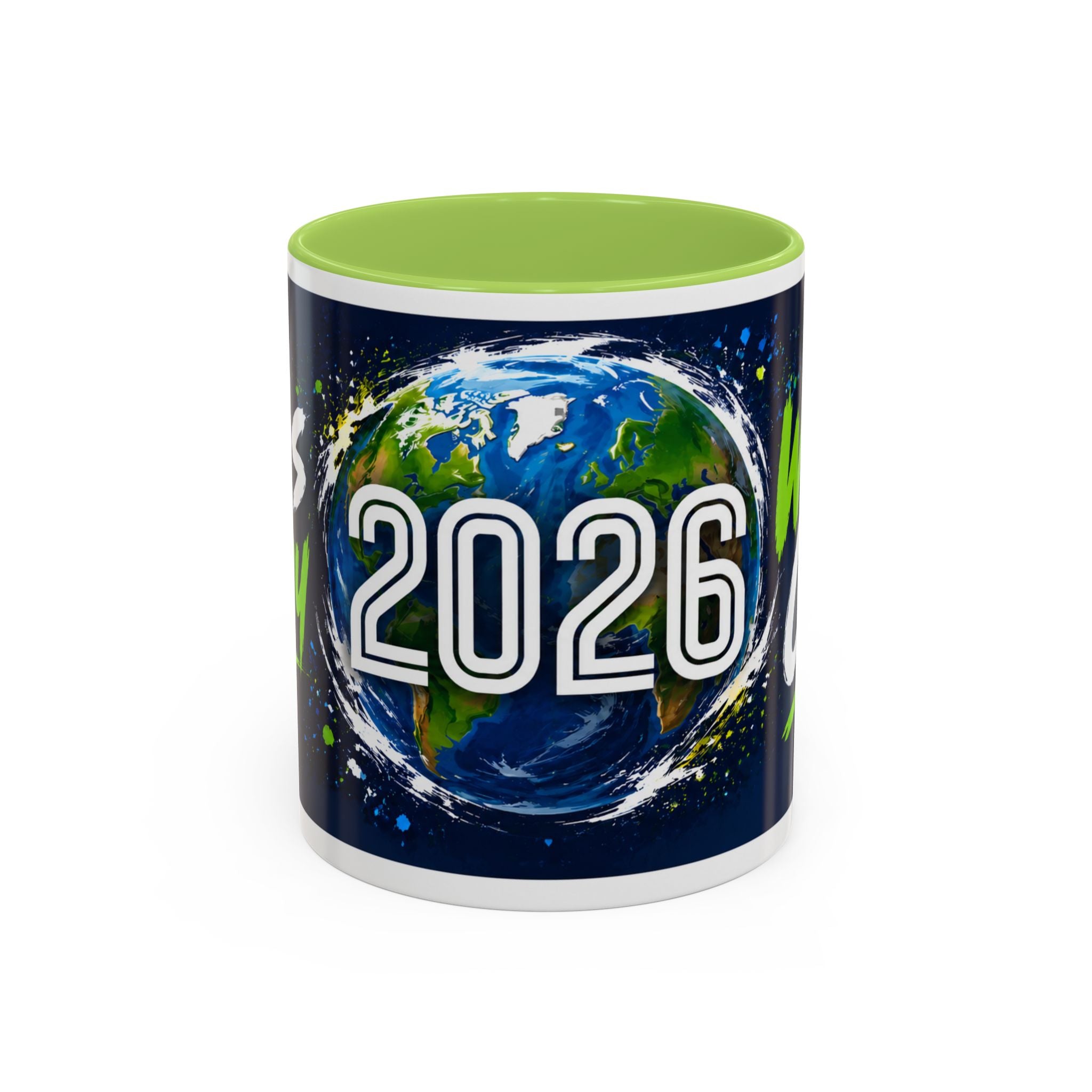 Accent Coffee Mug – 11oz & 15oz This Is My World Cup! Soccer-Inspired Earth Design