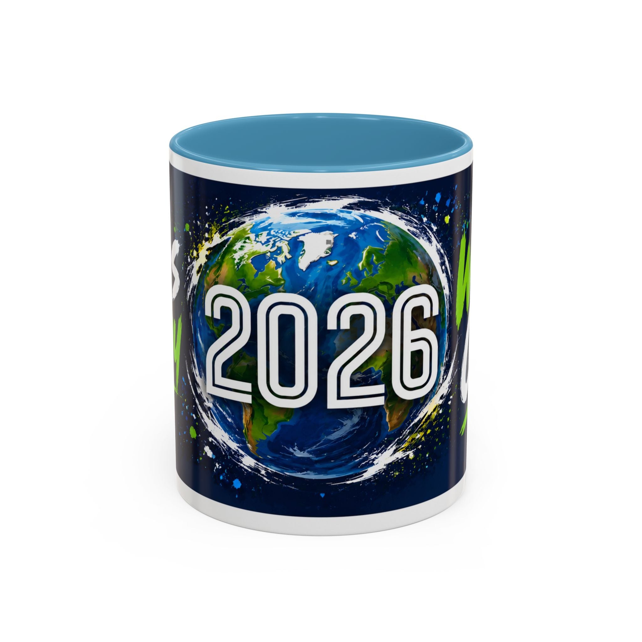 Accent Coffee Mug – 11oz & 15oz This Is My World Cup! Soccer-Inspired Earth Design