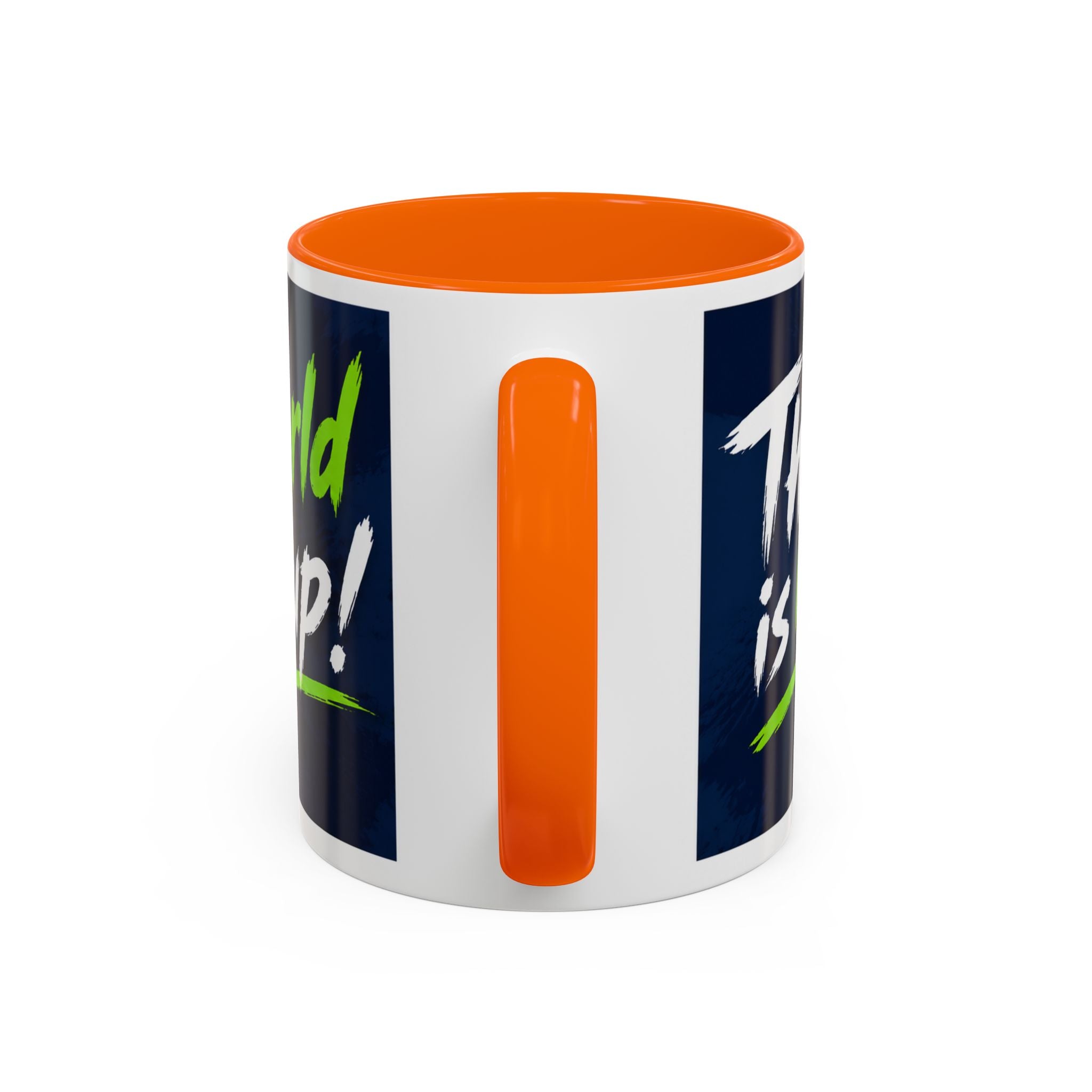 Accent Coffee Mug – 11oz & 15oz This Is My World Cup! Soccer-Inspired Earth Design