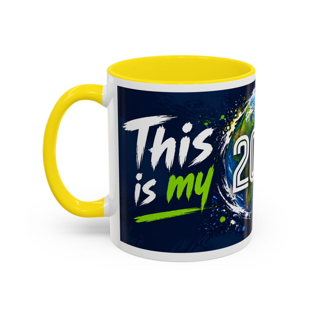 Accent Coffee Mug – 11oz & 15oz This Is My World Cup! Soccer-Inspired Earth Design