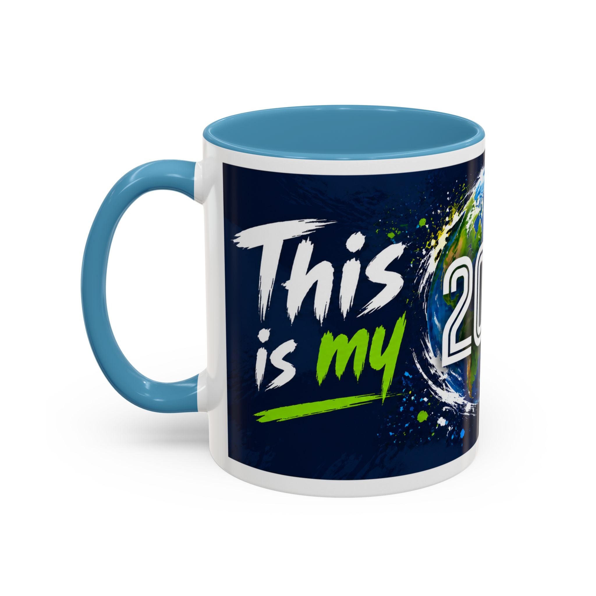 Accent Coffee Mug – 11oz & 15oz This Is My World Cup! Soccer-Inspired Earth Design