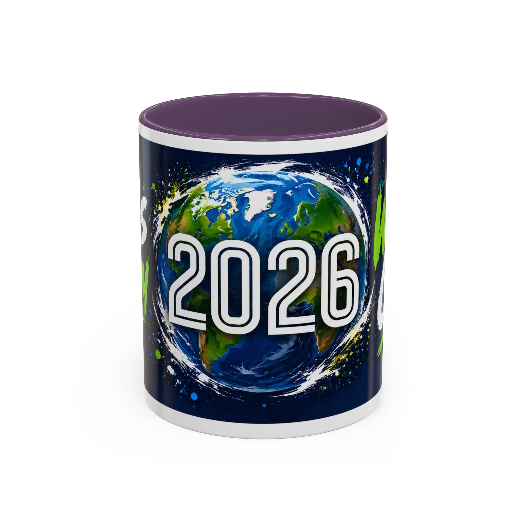 Accent Coffee Mug – 11oz & 15oz This Is My World Cup! Soccer-Inspired Earth Design