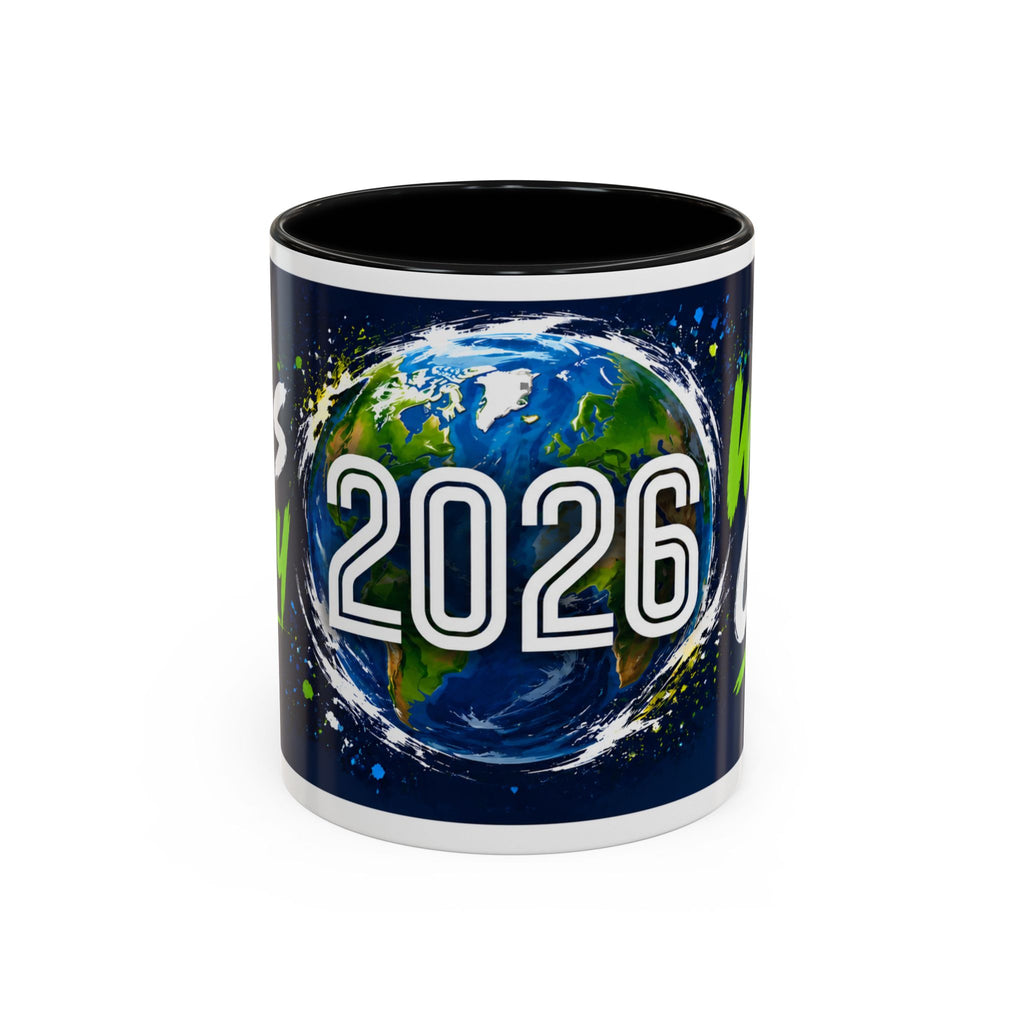 Accent Coffee Mug – 11oz & 15oz This Is My World Cup! Soccer-Inspired Earth Design