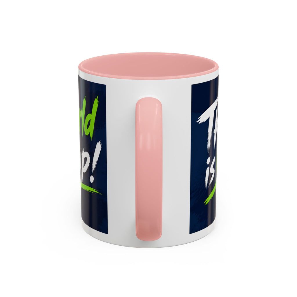 Accent Coffee Mug – 11oz & 15oz This Is My World Cup! Soccer-Inspired Earth Design