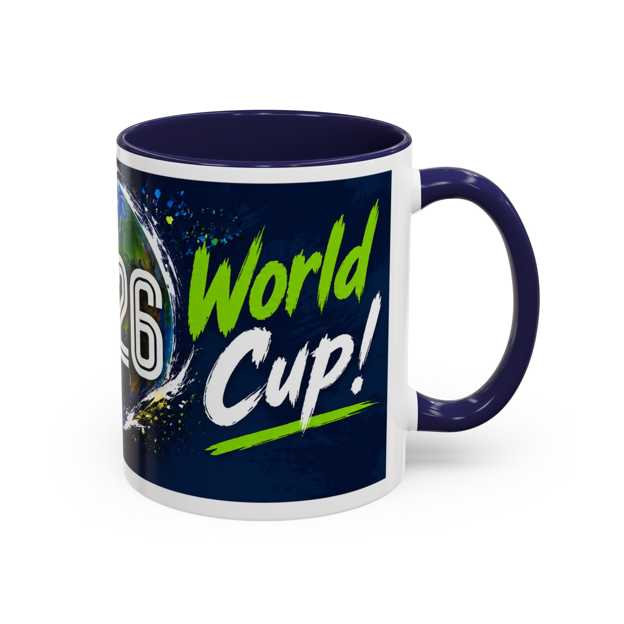 Accent Coffee Mug – 11oz & 15oz This Is My World Cup! Soccer-Inspired Earth Design