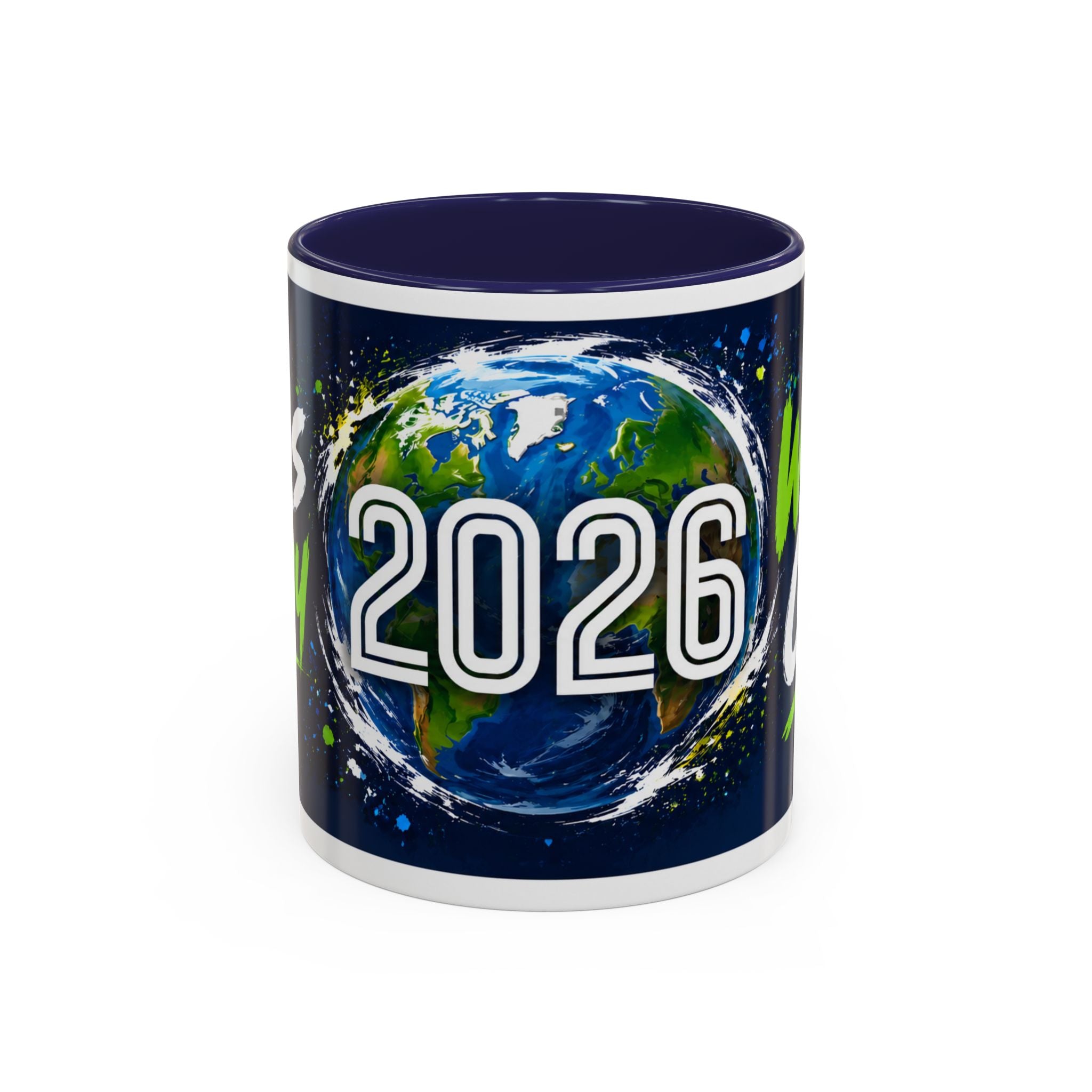 Accent Coffee Mug – 11oz & 15oz This Is My World Cup! Soccer-Inspired Earth Design