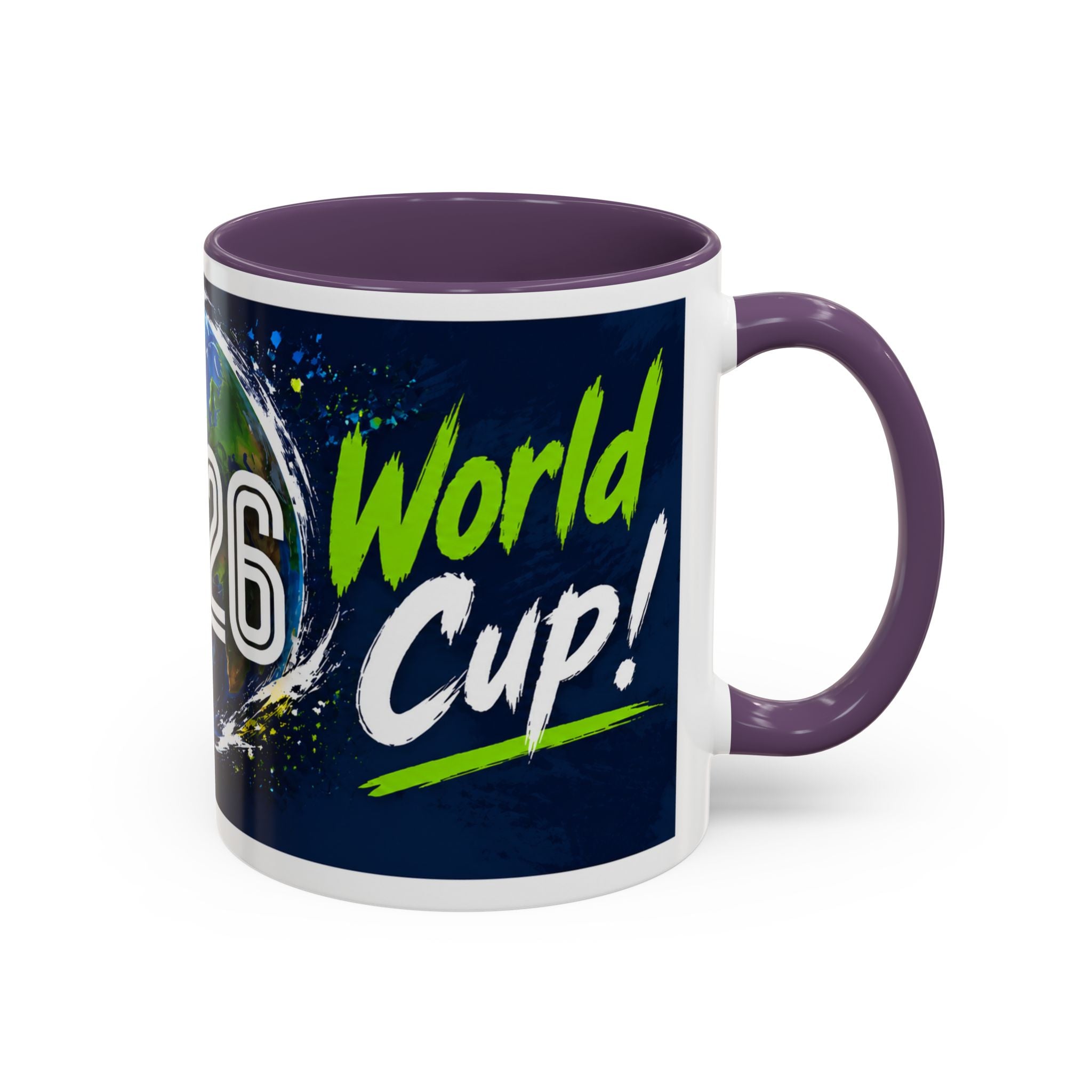 Accent Coffee Mug – 11oz & 15oz This Is My World Cup! Soccer-Inspired Earth Design