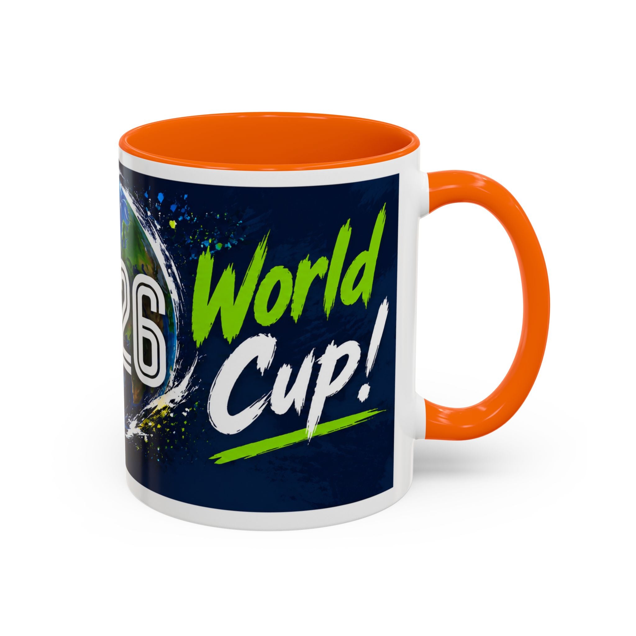 Accent Coffee Mug – 11oz & 15oz This Is My World Cup! Soccer-Inspired Earth Design