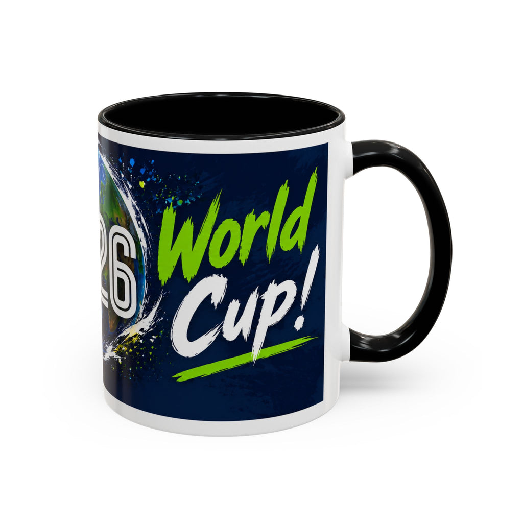 Accent Coffee Mug – 11oz & 15oz This Is My World Cup! Soccer-Inspired Earth Design