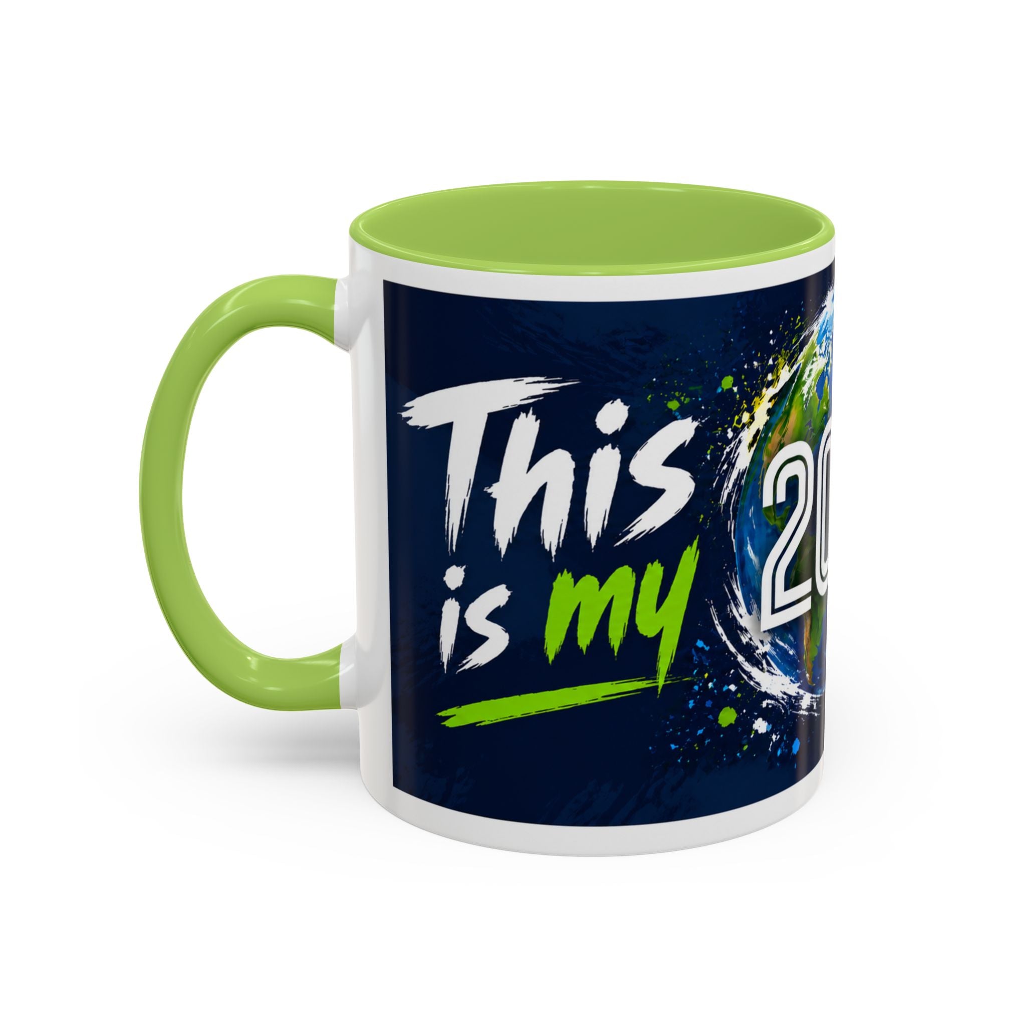 Accent Coffee Mug – 11oz & 15oz This Is My World Cup! Soccer-Inspired Earth Design