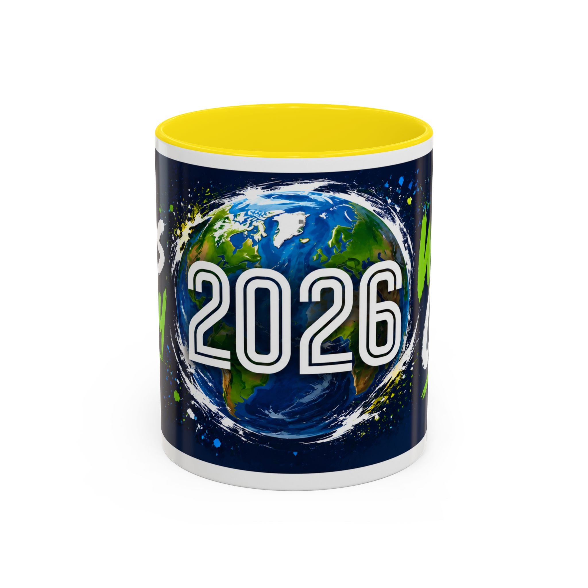 Accent Coffee Mug – 11oz & 15oz This Is My World Cup! Soccer-Inspired Earth Design