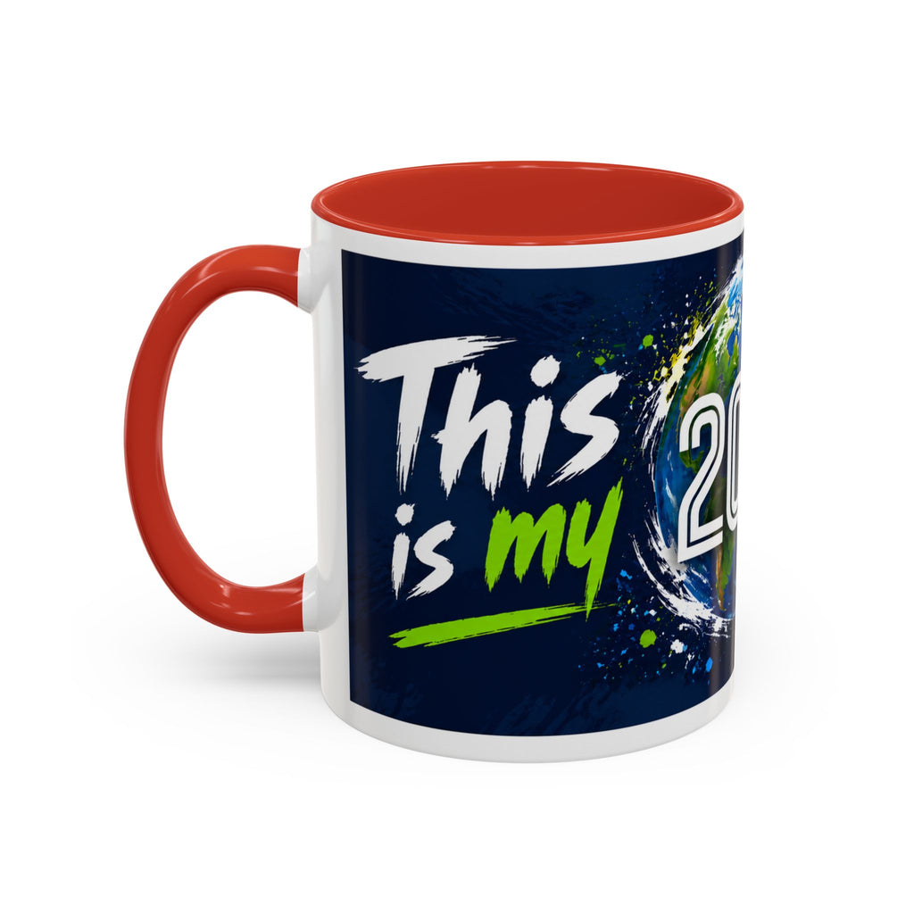 Accent Coffee Mug – 11oz & 15oz This Is My World Cup! Soccer-Inspired Earth Design
