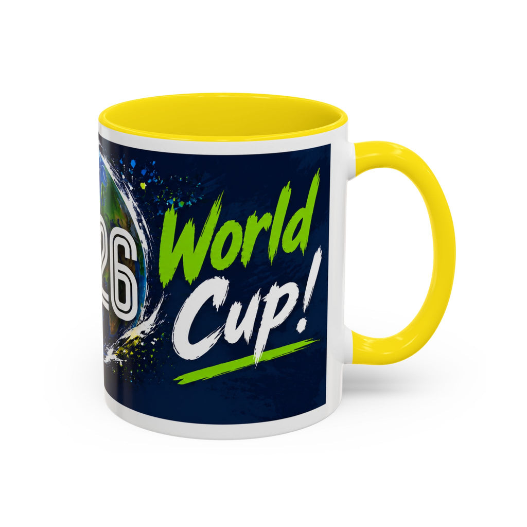 Accent Coffee Mug – 11oz & 15oz This Is My World Cup! Soccer-Inspired Earth Design