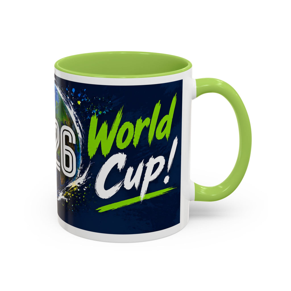 Accent Coffee Mug – 11oz & 15oz This Is My World Cup! Soccer-Inspired Earth Design