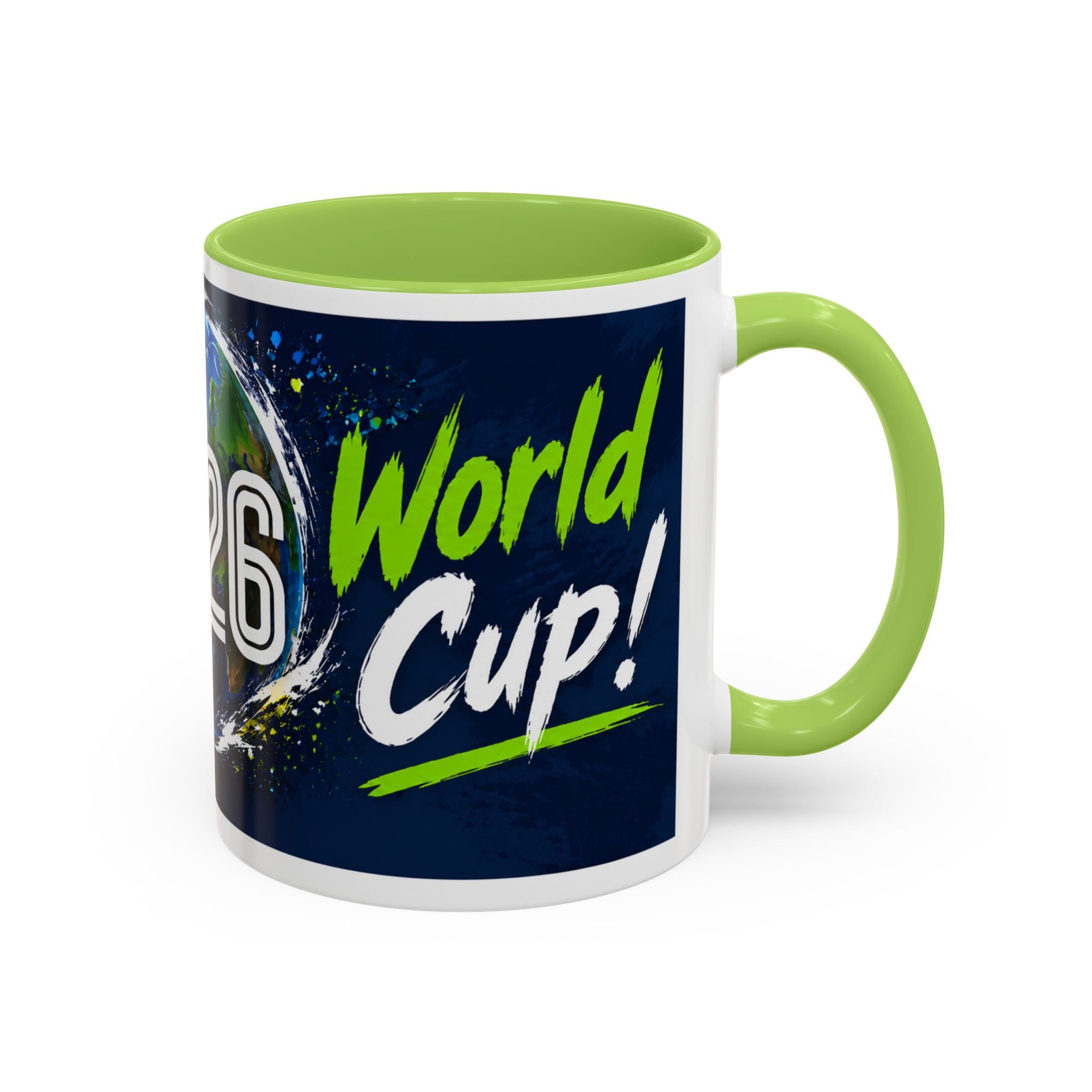 Accent Coffee Mug – 11oz & 15oz This Is My World Cup! Soccer-Inspired Earth Design