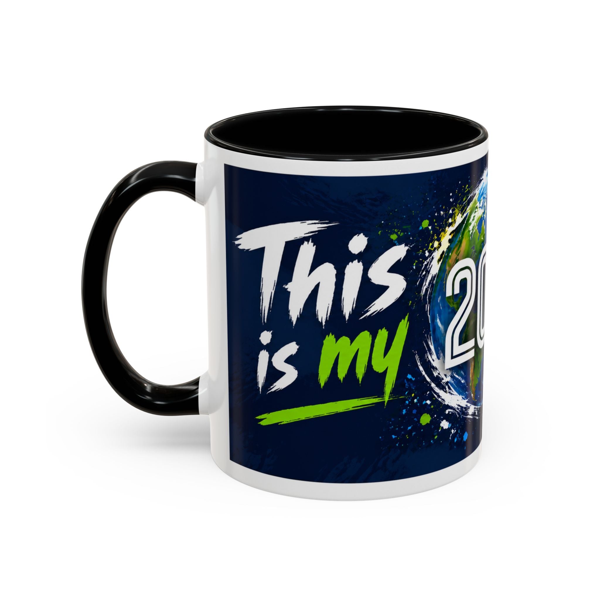 Accent Coffee Mug – 11oz & 15oz This Is My World Cup! Soccer-Inspired Earth Design